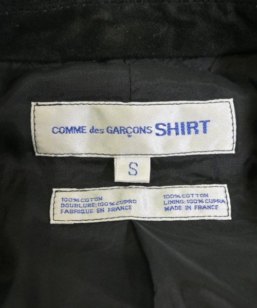 COMME des GARCONS SHIRT（コムデギャルソンシャツ）ジャケット 黒 サイズ:S メンズ/2200664760151