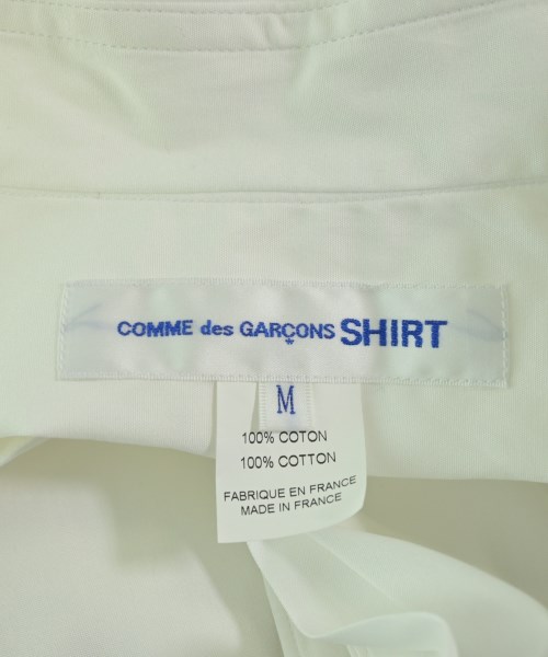 COMME des GARCONS SHIRT（コムデギャルソンシャツ）カジュアルシャツ 白 サイズ:M メンズ/2200665681127