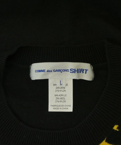 COMME des GARCONS SHIRT（コムデギャルソンシャツ）ニット・セーター 黒 サイズ:L メンズ/2200665681172