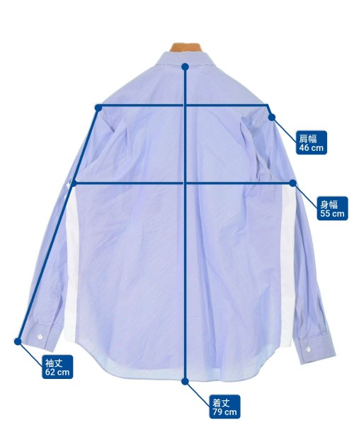 COMME des GARCONS SHIRT（コムデギャルソンシャツ）カジュアルシャツ 青 サイズ:M メンズ/2200665956171