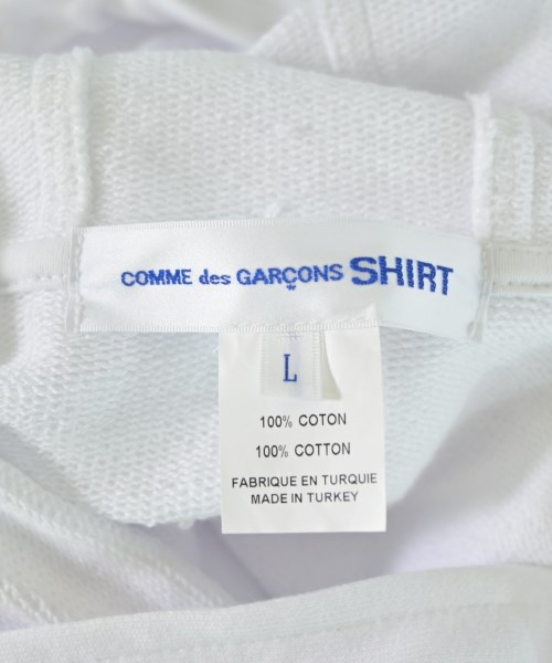 COMME des GARCONS SHIRT（コムデギャルソンシャツ）パーカー 白 サイズ:L メンズ/2200666074096