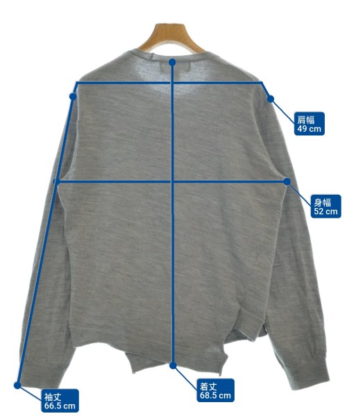 COMME des GARCONS SHIRT（コムデギャルソンシャツ）ニット・セーター グレー サイズ:XL メンズ/2200664079024