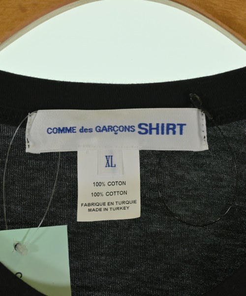 COMME des GARCONS SHIRT（コムデギャルソンシャツ）Tシャツ・カットソー 黒 サイズ:XL メンズ/2200666171030