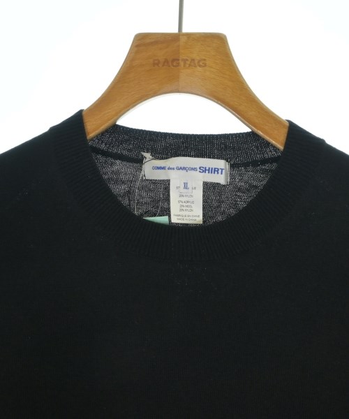 COMME des GARCONS SHIRT（コムデギャルソンシャツ）ニット・セーター 黒 サイズ:XL メンズ/2200666171108