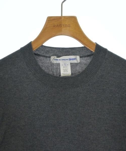COMME des GARCONS SHIRT（コムデギャルソンシャツ）ニット・セーター グレー サイズ:L メンズ/2200666171122