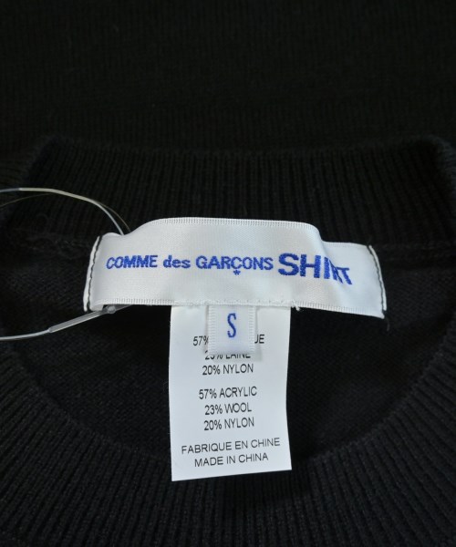 COMME des GARCONS SHIRT（コムデギャルソンシャツ）ニット・セーター 黒 サイズ:S メンズ/2200666171146