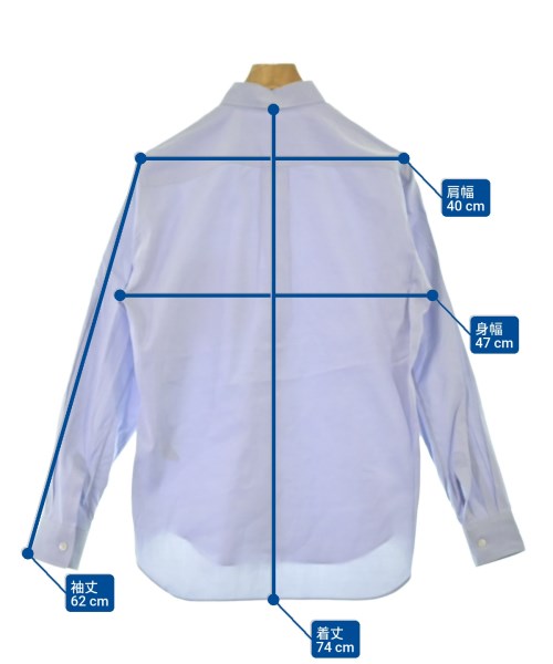 COMME des GARCONS SHIRT（コムデギャルソンシャツ）カジュアルシャツ 青 サイズ:M メンズ/2200666841087