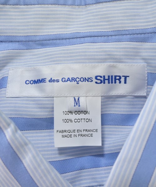 COMME des GARCONS SHIRT（コムデギャルソンシャツ）カジュアルシャツ 青 サイズ:M メンズ/2200667130074