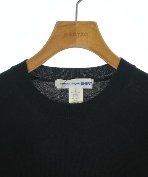COMME des GARCONS SHIRT（コムデギャルソンシャツ）ニット・セーター 黒 サイズ:L メンズ/2200667525146
