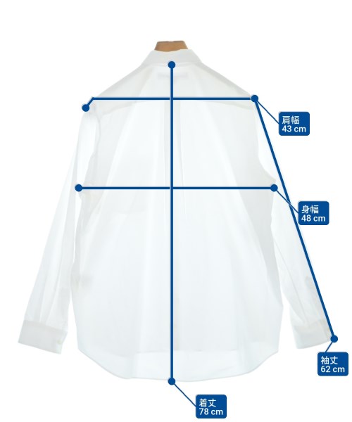 COMME des GARCONS SHIRT（コムデギャルソンシャツ）カジュアルシャツ 白 サイズ:S メンズ/2200667599031