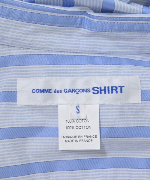 COMME des GARCONS SHIRT（コムデギャルソンシャツ）カジュアルシャツ 青 サイズ:S メンズ/2200667632141