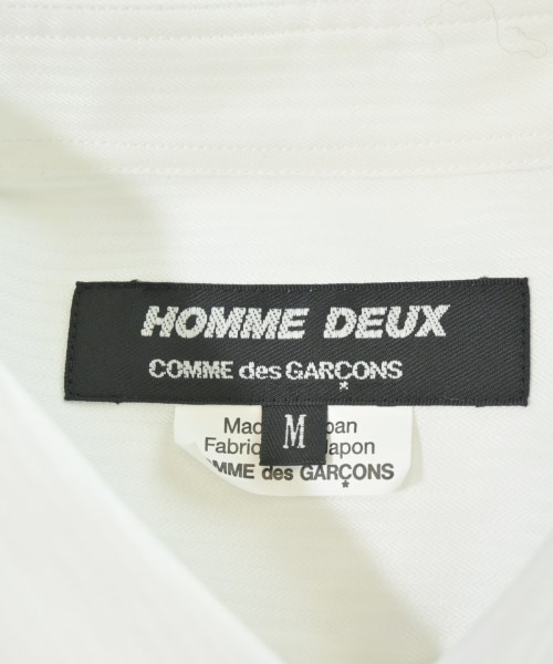 COMME des GARCONS HOMME DEUX（コムデギャルソンオムドゥ）カジュアルシャツ 白 サイズ:M メンズ/2200667632189
