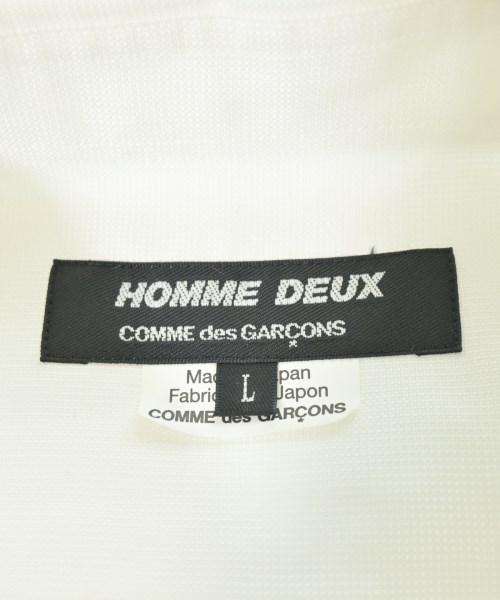 COMME des GARCONS HOMME DEUX（コムデギャルソンオムドゥ）カジュアルシャツ 白 サイズ:L メンズ/2200667632196