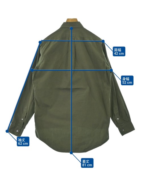 COMME des GARCONS SHIRT（コムデギャルソンシャツ）カジュアルシャツ 緑 サイズ:L メンズ/2200667715042