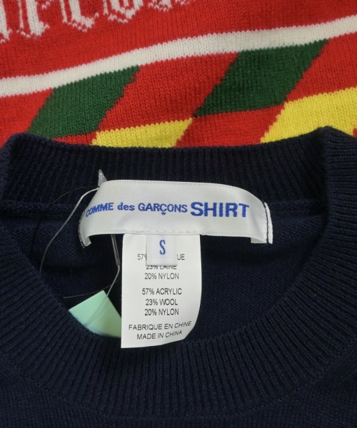 COMME des GARCONS SHIRT（コムデギャルソンシャツ）ニット・セーター 紺 サイズ:S メンズ/2200666201195