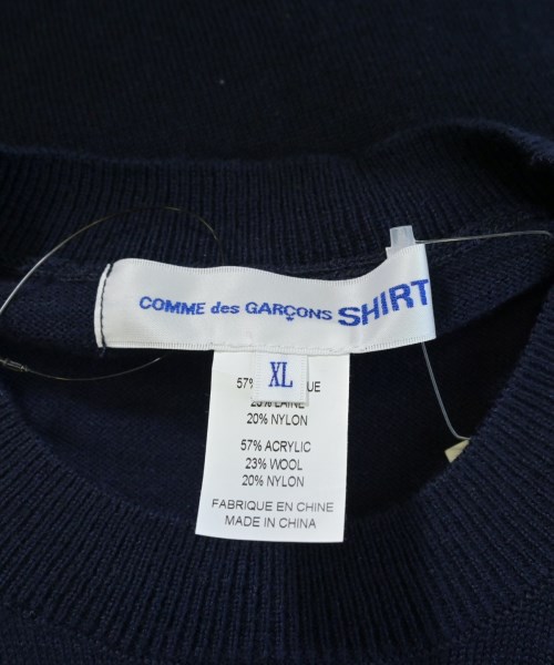 COMME des GARCONS SHIRT（コムデギャルソンシャツ）ニット・セーター 紺 サイズ:XL メンズ/2200666201218