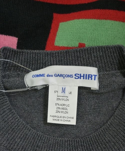 COMME des GARCONS SHIRT（コムデギャルソンシャツ）ニット・セーター グレー サイズ:M メンズ/2200667434202