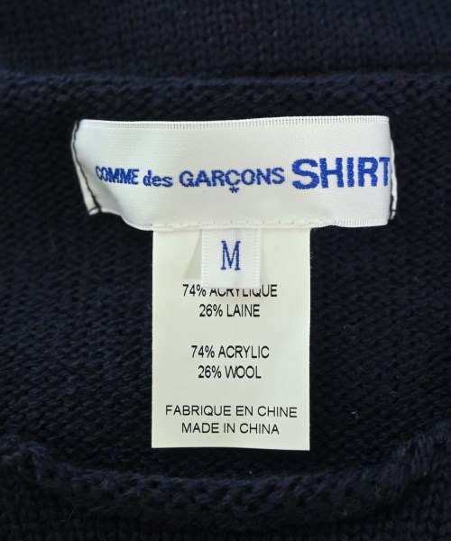 COMME des GARCONS SHIRT（コムデギャルソンシャツ）ニット・セーター 紺 サイズ:M メンズ/2200667496095