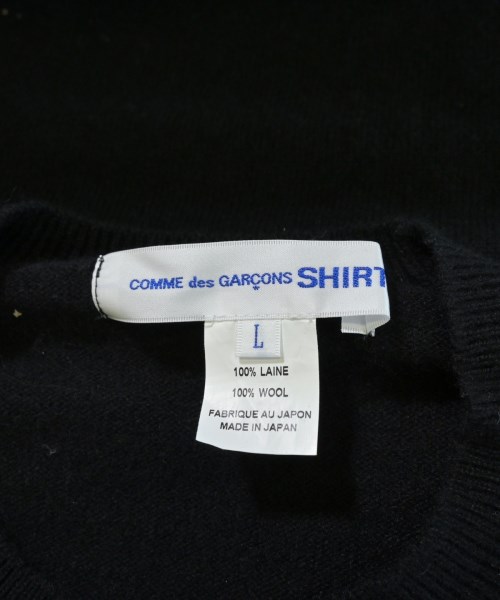 COMME des GARCONS SHIRT（コムデギャルソンシャツ）ニット・セーター 黒 サイズ:L メンズ/2200667496125