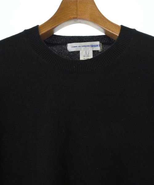 COMME des GARCONS SHIRT（コムデギャルソンシャツ）ニット・セーター 黒 サイズ:L メンズ/2200667496125