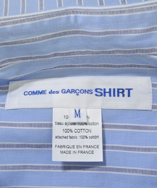 COMME des GARCONS SHIRT（コムデギャルソンシャツ）カジュアルシャツ 青 サイズ:M メンズ/2200667496194