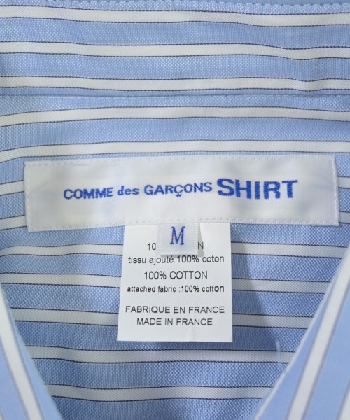 COMME des GARCONS SHIRT（コムデギャルソンシャツ）カジュアルシャツ 青 サイズ:M メンズ/2200667496217