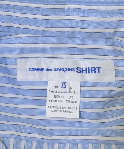 COMME des GARCONS SHIRT（コムデギャルソンシャツ）カジュアルシャツ 青 サイズ:XS メンズ/2200667863101