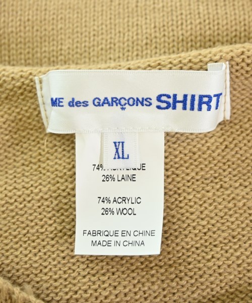 COMME des GARCONS SHIRT（コムデギャルソンシャツ）ニット・セーター ベージュ サイズ:XL メンズ/2200667894037