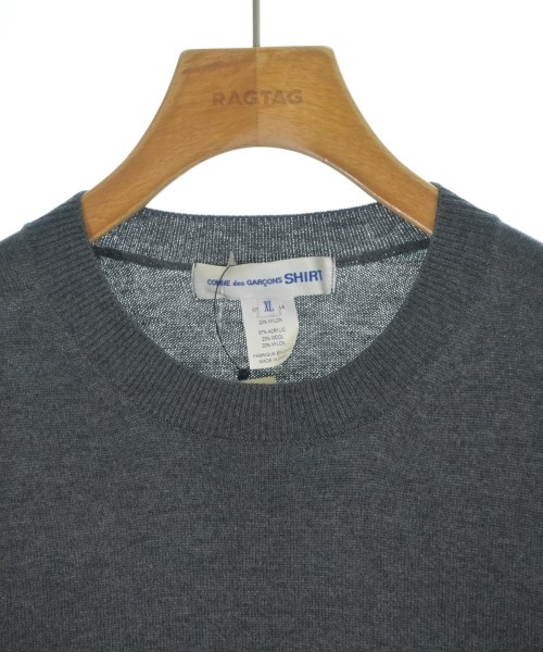 COMME des GARCONS SHIRT（コムデギャルソンシャツ）ニット・セーター グレー サイズ:XL メンズ/2200667894051