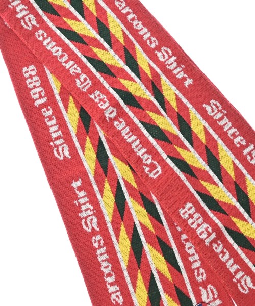 COMME des GARCONS SHIRT（コムデギャルソンシャツ）マフラー 赤 サイズ:- メンズ/2200667894174