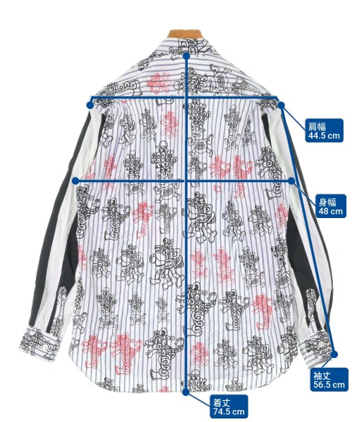 COMME des GARCONS SHIRT（コムデギャルソンシャツ）カジュアルシャツ 白 サイズ:S メンズ/2200668005050
