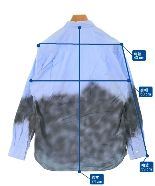 COMME des GARCONS SHIRT（コムデギャルソンシャツ）カジュアルシャツ 青 サイズ:S メンズ/2200668005067