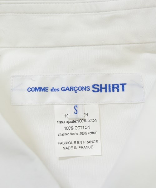 COMME des GARCONS SHIRT（コムデギャルソンシャツ）カジュアルシャツ 白 サイズ:S メンズ/2200668303125