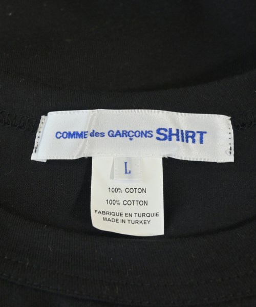 COMME des GARCONS SHIRT（コムデギャルソンシャツ）Tシャツ・カットソー 黒 サイズ:L メンズ/2200668303163