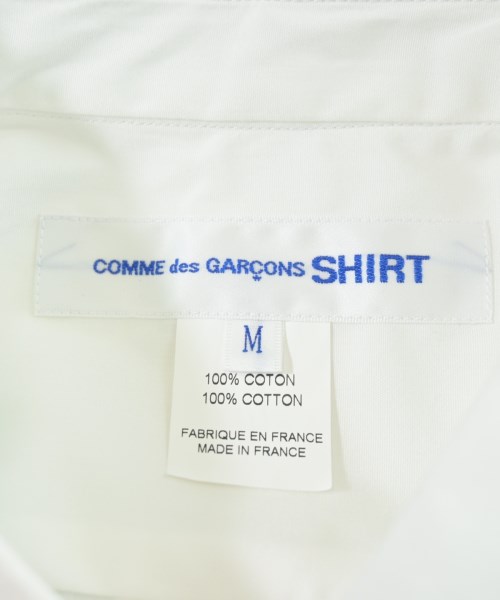 COMME des GARCONS SHIRT（コムデギャルソンシャツ）カジュアルシャツ 白 サイズ:M メンズ/2200668241090