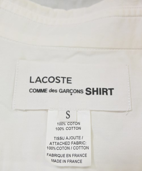 COMME des GARCONS SHIRT（コムデギャルソンシャツ）カジュアルシャツ 白 サイズ:S メンズ/2200668827010