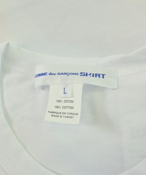 COMME des GARCONS SHIRT（コムデギャルソンシャツ）Tシャツ・カットソー 白 サイズ:L メンズ/2200669141030