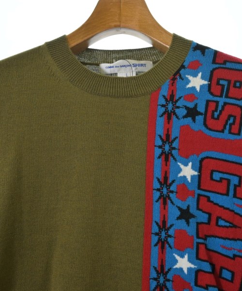 COMME des GARCONS SHIRT（コムデギャルソンシャツ）ニット・セーター カーキ サイズ:L メンズ/2200669365047