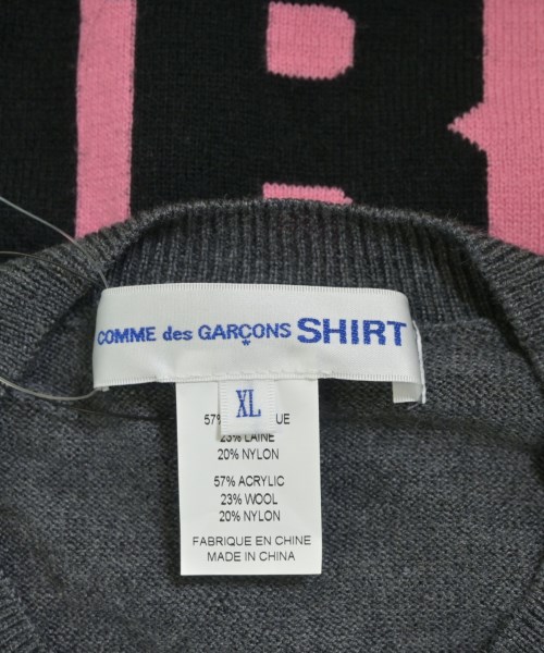 COMME des GARCONS SHIRT（コムデギャルソンシャツ）ニット・セーター グレー サイズ:XL メンズ/2200669388046