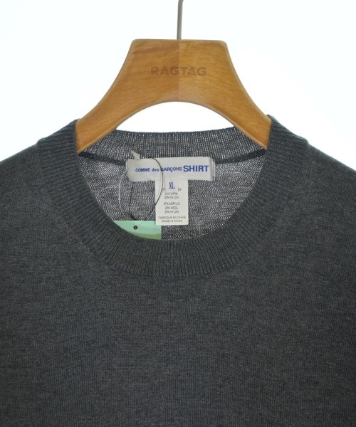 COMME des GARCONS SHIRT（コムデギャルソンシャツ）ニット・セーター グレー サイズ:XL メンズ/2200669388046