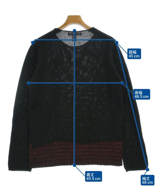 COMME des GARCONS SHIRT（コムデギャルソンシャツ）ニット・セーター 黒 サイズ:M メンズ/2200669368093