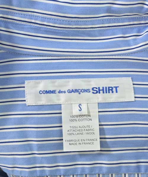 COMME des GARCONS SHIRT（コムデギャルソンシャツ）カジュアルシャツ 青 サイズ:S メンズ/2200669368215