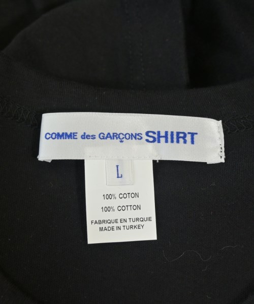 COMME des GARCONS SHIRT（コムデギャルソンシャツ）Tシャツ・カットソー 黒 サイズ:L メンズ/2200669418118