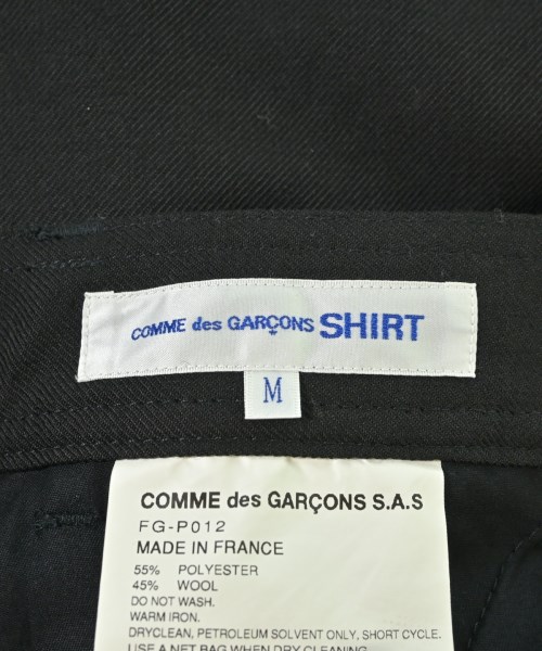 COMME des GARCONS SHIRT（コムデギャルソンシャツ）スラックス 黒 サイズ:M メンズ/2200669655018