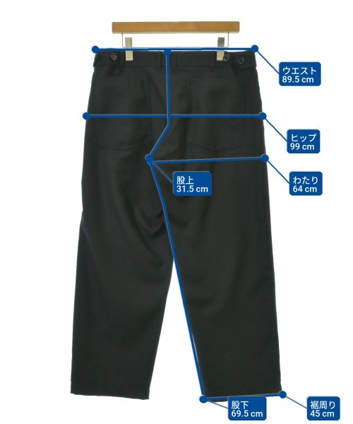 COMME des GARCONS SHIRT（コムデギャルソンシャツ）スラックス 黒 サイズ:M メンズ/2200669655018