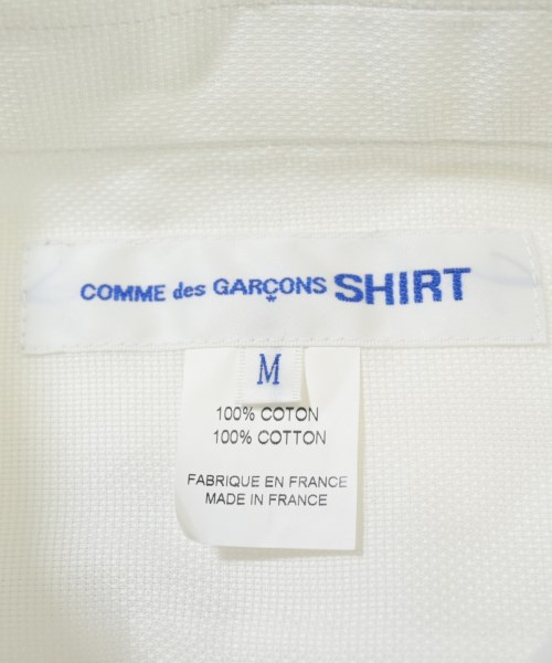 COMME des GARCONS SHIRT（コムデギャルソンシャツ）カジュアルシャツ 白 サイズ:M メンズ/2200669705058