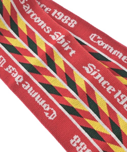 COMME des GARCONS SHIRT（コムデギャルソンシャツ）マフラー 赤 サイズ:- メンズ/2200669705072
