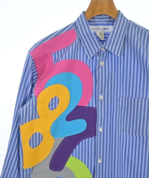 COMME des GARCONS SHIRT（コムデギャルソンシャツ）カジュアルシャツ 青 サイズ:M メンズ/2200669764215