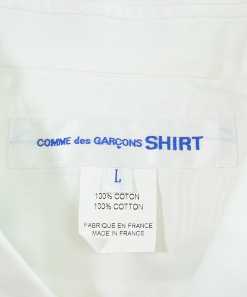 COMME des GARCONS SHIRT（コムデギャルソンシャツ）カジュアルシャツ 白 サイズ:L メンズ/2200669764222