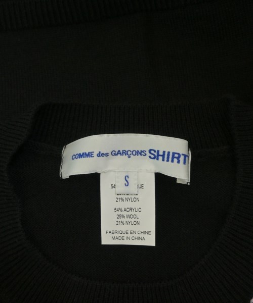 COMME des GARCONS SHIRT（コムデギャルソンシャツ）ニット・セーター 黒 サイズ:S メンズ/2200669830200